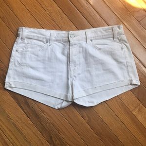 Vince White Jean Shorts